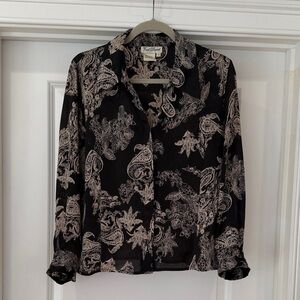 Vintage Paisley Blouse